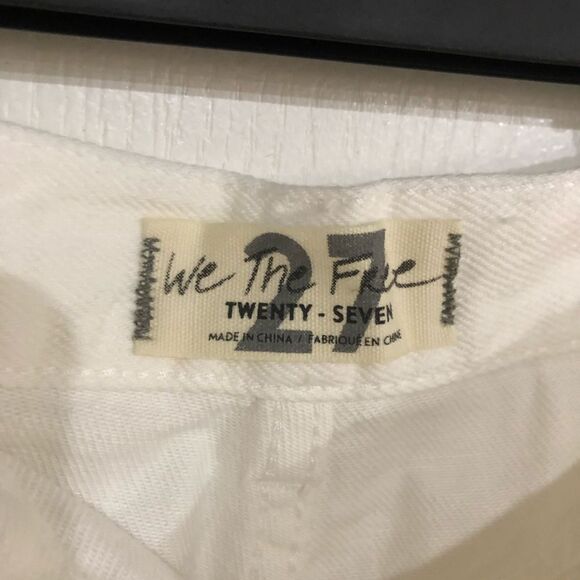 Brand New Free People Love Good Vibrations Spring White Shorts For Women Size 27 - Picture 4 of 8